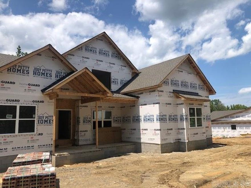 New Construction Home on 2.16 acres! 4 bedroom, 3 full bath and Game room. 3 car garage, large covered back porch overlooking private back yard.  Home also offers 700 sq ft. of unfinished walk out basement.