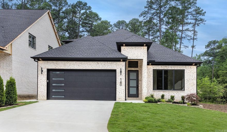 Exceptional Chenal Valley home just completed and ready to move in!   This Calion Court home enjoys a cul de sac location and a covered patio overlooking the greenbelt.  Featuring three bedrooms and two full baths on the main level with a bedroom and full bath upstairs.  The open floor plan, complete with an abundance of natural light make this home a must see!  The builder has added a refrigerator, privacy fence and blinds.  Enjoy all the amenities that Chenal Valley has to offer plus the beautiful backdrop of the mountains.  Schedule your tour today!