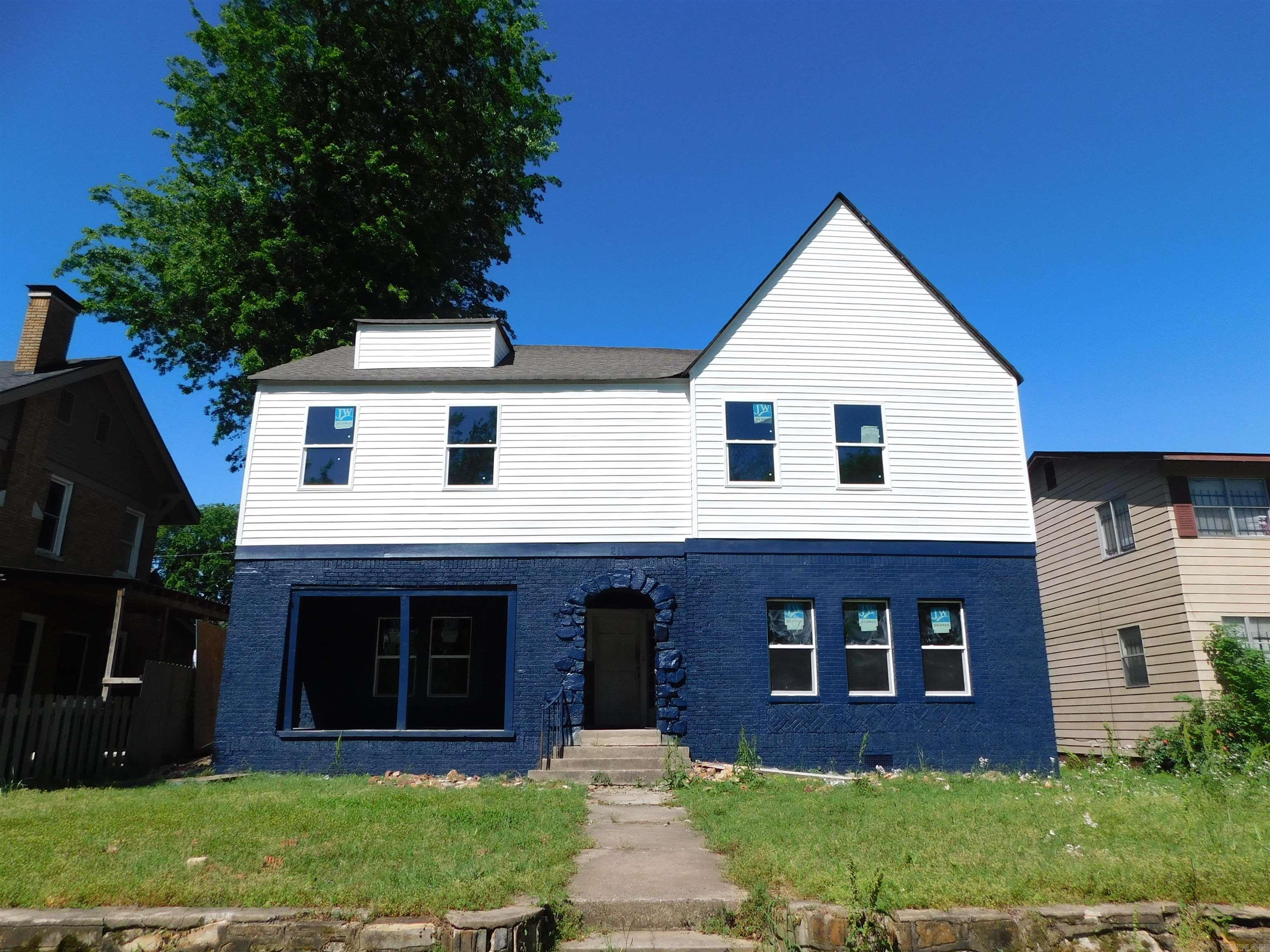 Historical home converted to 4 Plex approx. 2005. Two 2 bedrm 1 bath and Two 1 bedrm 1 bath. Seller has completed all major work but property needs drywall, bathroom and kitchen cabinets, vanities, counter tops, flooring, interior paint, toilets & desired appliances. 2023 appraisal suggest GRM at $345,000 based on local comps at that time. This is So Charming & offers such configuration options to finish. St. Parking & Backyard would allow parking pad, lot etc. City charm, beautiful street lined Historic houses with wonderful curb appeal. Rentals would be top dollar for the area in this quaint but new unit. A creative buyer could do so much. Please review document online to reflect remaining work for completion. Please call LA with any questions. SEE AGENT REMARKS