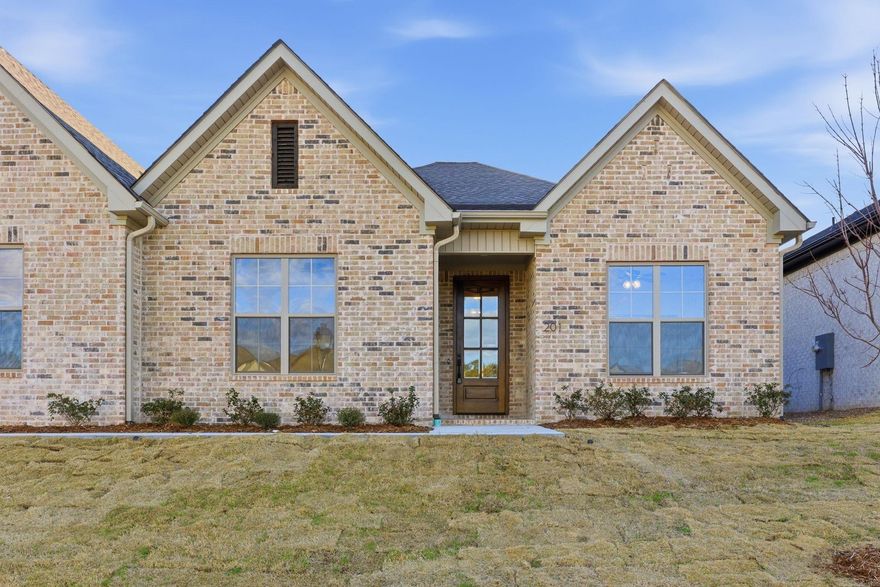 Welcome to Edgewood, West Little Rock's newest destination for luxury living! Nestled among lush landscaping and mature trees, the Edgewood community offers a serene, secluded atmosphere while still being just moments from your favorite shopping and dining spots. One of the best perks? You’ll NEVER MOW YOUR YARD AGAIN—lawn maintenance is included with your yearly fees! This unit features 2 bedrooms and 2 full bathrooms. The fully equipped chef's kitchen includes a walk-in pantry and a central island, opening to a spacious living room with a built-in fireplace. The master suite boasts high vaulted ceilings, a spa-like bathroom with a walk-in shower, and a generous walk-in closet. You'll also enjoy a two-car garage and a large covered back patio accessed from the private drive. Each unit is separated by fire walls and sound cavities, ensuring a soundproof, comfortable living space. ** Please Note: Pictures are examples from another property.**