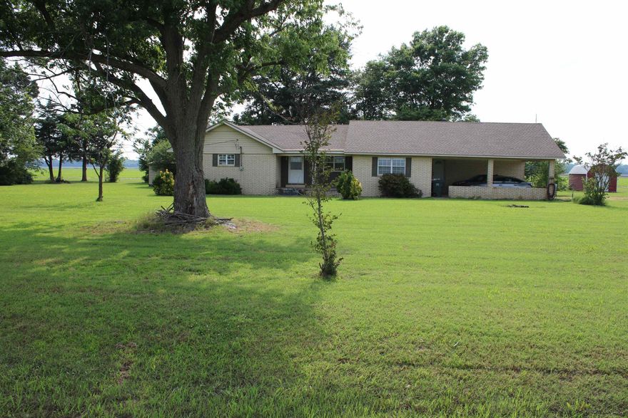 Welcome to Market 3422 County Road 837, Caraway, AR 72419!!! This three bedroom, two bath is approximately 2,039 +/- sf on a beautiful 2 +/- acre lot!!! Added bonuses include a storm shelter, 2 septic tanks, 2 outbuildings/sheds, refrigerator, washer, dryer, replaced gas lines and incoming water lines 2020. The property will be sold as-is. You will love living in the country without having to utilize a gravel road to get there! Pick your own apples and pecans from the trees! Priced to sell, you better call today to schedule a showing!!!