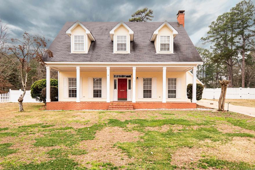 Charming two-story property located in a great neighborhood. This 3 bedroom, 2.5 bath property offers a functional layout with the primary bedroom and en-suite bath conveniently located on the main level, along with a half bath for guests. Luxury vinyl flooring has been added throughout with all carpet removed, and updated paint provides a fresh, comfortable feel. All bedrooms feature spacious walk-in closets, offering ample storage. Upstairs bedrooms are nicely separated from the main living areas, providing added privacy. The fenced backyard allows for outdoor enjoyment, and the two-car garage includes a loft area above for additional storage. A solid opportunity with character, space, and a desirable location.