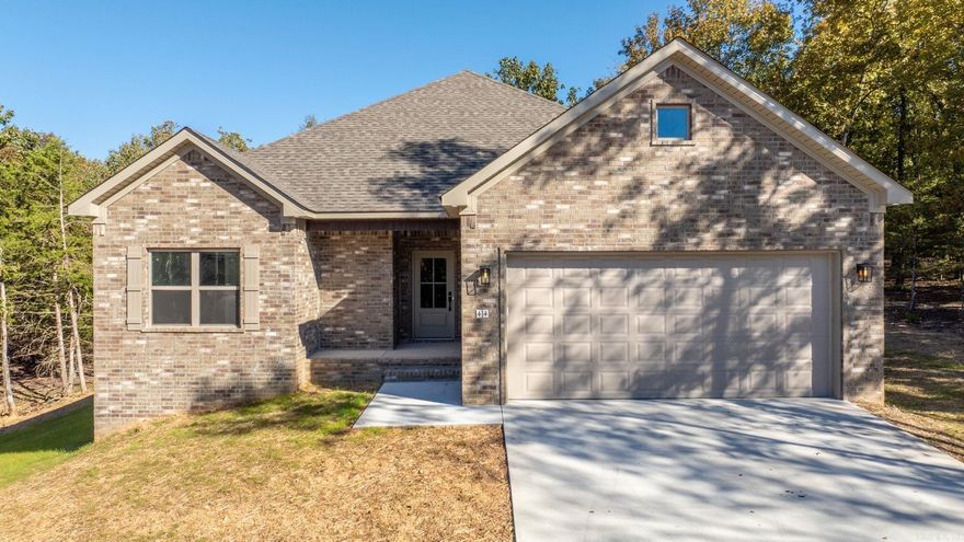 Beautiful new construction home in a newly developed small subdivision in Greenbrier.  Very large living room with a vaulted ceiling. The kitchen has nice quartz countertops with a tile backsplash. There is no lack of cabinets and countertop space. Corner pantry. Quartz countertops in the bathrooms as well. Primary bedroom is separate from the guest rooms. Laminate vinyl flooring throughout.