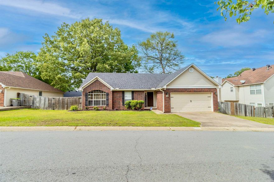 Welcome to 1109 Arbor Cove – a beautifully maintained 3 bedroom, 2 bathroom home located in a peaceful cul-de-sac in Benton. This home features a spacious living room with large windows offering a view of the oversized backyard – perfect for relaxing or entertaining.  The master bathroom boasts two closets, a custom vanity with a makeup counter, and upgraded cabinetry. The home is equipped with a tankless water heater and a roof that’s less than 3 years old for peace of mind.  Additional highlights include a double gate for backyard access – ideal for storing a trailer or boat – and a layout that offers both comfort and functionality. Don’t miss this opportunity to own a move-in ready home in a desirable neighborhood!
