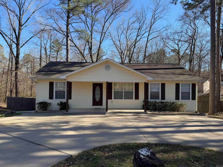 Welcome to 108 Yellowpine Court in Hot Springs, Arkansas. A fantastic opportunity to own a home tucked away on a quiet cul-de-sac in a peaceful, wooded setting. This home offers a comfortable layout with inviting living spaces and a setting that feels private and serene, perfect for full-time living, a second home, or an investment property. Enjoy the quiet atmosphere while still being conveniently located near local amenities, shopping, dining, and outdoor recreation. Whether you’re relaxing at home or exploring everything Hot Springs has to offer, this property provides an excellent balance of comfort and location. Don’t miss your chance to own a home in this desirable area.