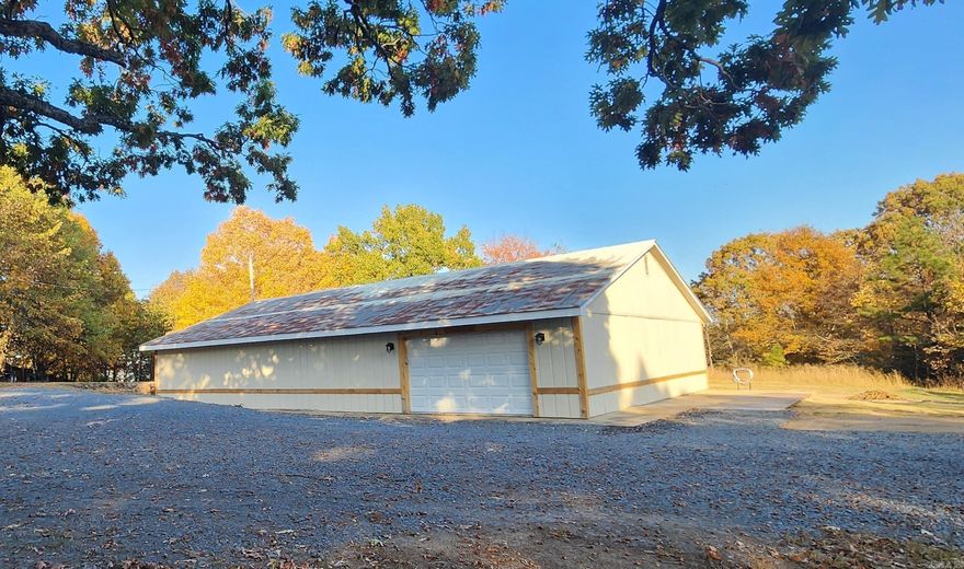 Discover an exceptional opportunity with this lot! It's just under an acre and is located just outside of Fairfield Bay city limits along Hwy 16 (Edgemont Highway) and boasts approximately 275 feet of highway frontage. Nestled in the scenic Greers Ferry Lake area, this property combines rural freedom with easy access to amenities and attractions. Convert the shop into a residence or weekend retreat, use it for business, or simply enjoy it as your personal workshop or storage for equipment and recreational toys like ATV's. The shop has all new electrical, spray foam insulation, water is ran to the shop, there is a septic (but has not been tested) it is pre-wired for a Mini Split heating/cooling system and is located in the county, so no zoning restrictions. Enjoy the perks of proximity to a popular outdoor destination without city dues or regulations. Fairfield Bay offers over 90 miles of ATV trails, as well as access to Greers Ferry Lake, with Fairfield Bay Marina only 15 minutes away. Whether you envision building a home with the convenience of an existing shop, running a business, or having a base for outdoor adventures, this lot is a blank canvas to bring your ideas to life.