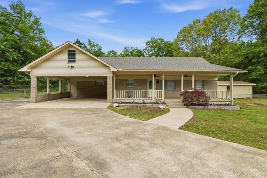 Welcome to your dream home, completely remodeled and ready for you to move in! This stunning country residence boasts a spacious 1,200 sqft shop equipped with water and electricity, perfect for any hobbyist or entrepreneur. As you step inside, you'll be captivated by the high-quality updates throughout: upgraded plumbing & electrical systems, modern flooring, fresh paint, and exquisitely remodeled bathrooms featuring custom-tiled showers. This versatile home offers three distinct living areas, including a formal living room, a generous living area with a formal dining space, and an expansive den that seamlessly transitions to a covered patio—ideal for entertaining. The layout is perfect for creating an in-law suite, providing privacy and comfort for extended family. Additionally, a smaller shop is conveniently located next to the house within the fenced yard, offering even more space for projects or storage. With a new roof and numerous major upgrades, this property promises worry-free living. Nestled at the end of a cul-de-sac on a low-traffic street, this home offers unparalleled peace and tranquility. Don’t miss your chance to experience the best of country living—call us today!