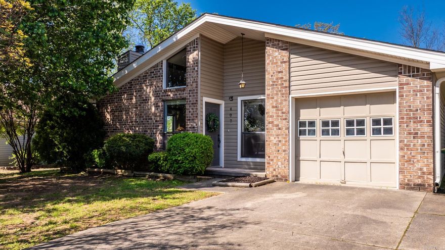 This beautiful 3 bed, 2 bath impresses with modern finishes and timeless charm: Fresh paint, new flooring, and new light fixtures. You’re welcomed home to a wonderful open plan. Your spacious vaulted living has the brick fire and access to the bright kitchen with the windowed breakfast room. Your sizable primary suite gives access to your immaculate covered deck, overlooking the flat and fully fenced yard.