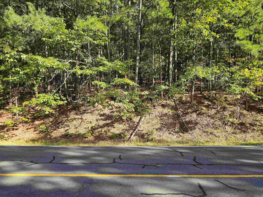 Beautiful wooded lot, up slopped with level terrain & a vista view on the west side of Hot Springs Village. Close to the west gate and shopping. Bring your plans and builder, and build your dream home in this gated golf community. There's a one-time fee of $350 collected for unimproved lots at closing for new members to HSV.