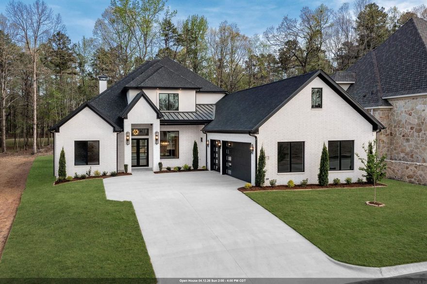 Stunning new construction luxury home in Miramont, Chenal’s newest & final neighborhood offering golf-front lots on Chenal CC Founders Course. This exceptional, energy-efficient home truly has everything. Beautiful chef’s kitchen features an oversized island, quartzite counters, side-by-side fridge, ice maker, pot filler, eat-in area, gas range, double ovens, & opens to a butler’s pantry w/ bar sink & wine cooler. Nearby is an incredible prep kitchen w/ a 2nd dishwasher, sink, extensive cabinetry & space for a 2nd refrigerator. Main level includes formal dining area, luxurious primary suite w/ 2 closets, 2 additional ensuite bedrooms, & an office/study w/ a powder bath. Outdoors, enjoy an oversized entertaining space with outdoor kitchen, fireplace, heater, & sweeping golf-course views. Upstairs offers a 2nd laundry room, spacious media/game room w/ a wet bar & beverage cooler, plus upper balcony overlooking the course. Additional features include smart-home technology, EV charger outlet, smart sprinkler system, complete home network w/ Cat6 Ethernet, & hardwood floors throughout. A rare opportunity to own a well-designed home in one of Chenal’s most exclusive gated neighborhoods.