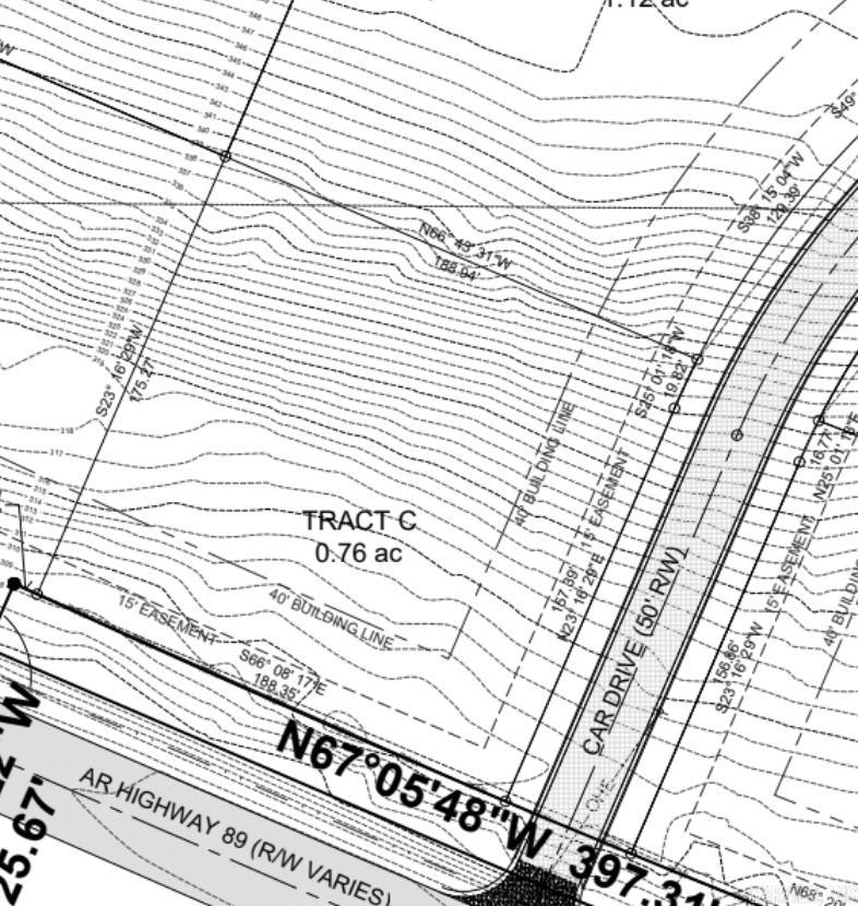 Prime commercial frontage along the most traveled thoroughfare in Cabot. 0.76 Acres in Tract C. Tracts B-G has 6.79 total acres. Located between I-57 and AR HWY 5. Across the street from Centennial Bank, Adjacent to a commercial shopping center and a Ford dealership. Seconds from Wal-Mart Shopping center. McAlister's Deli will be in Tract A. ENDLESS Possibilities. All Listed Tract MLS#s (Vacant Land) - Tract C #25034765, Tract E #25034768, Tract F #25034769, Tract G # 25034770 All Listed Tract MLS#s (Commercial Land) - Tract C #25034785 (Duplicate), Tract E #25034788, Tract F #25034788, Tract G #25034790