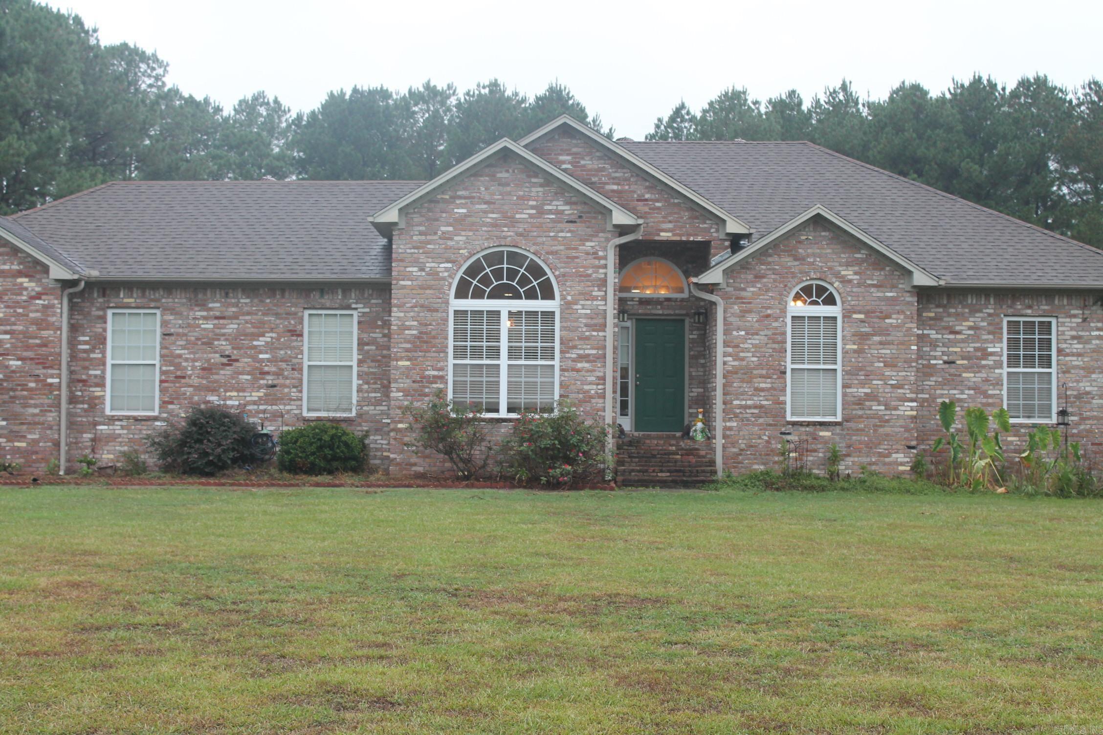 Beautiful 3 bedroom 2 bath house sitting on almost 4 acres. Fenced in yard with back deck area. 2 car garage, 14x36 shed with 16ft covered patio. New water heater. New security cameras. Above ground pool in back yard. 5 minutes from town in the quiet and nice subdivision of Olivia Estates. Call to see this one today.