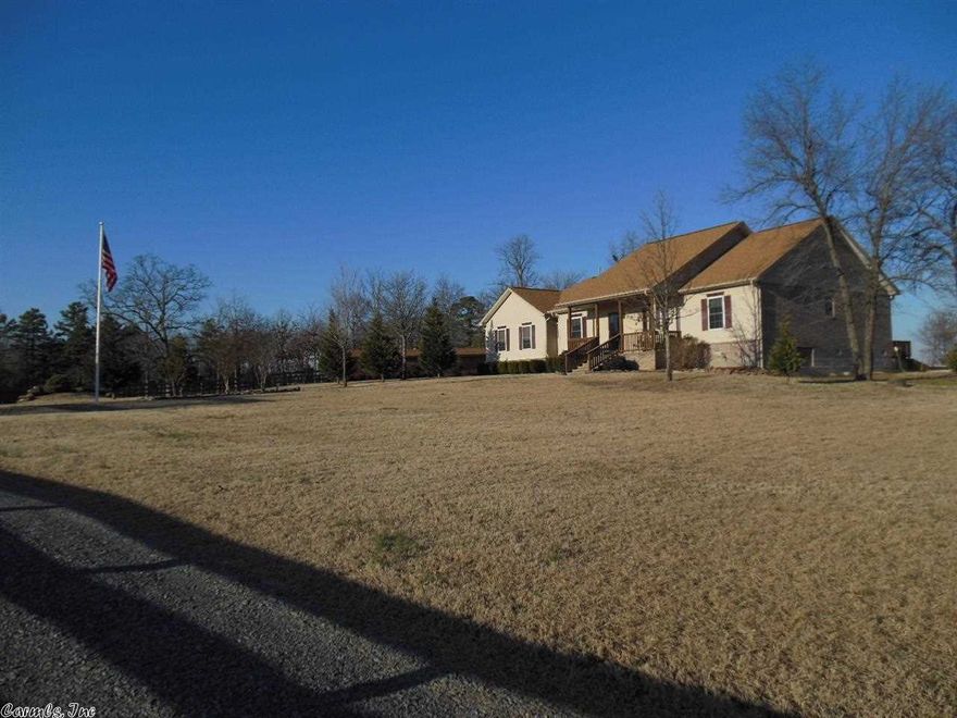 VERY NICE Country home located between Searcy and Beebe. Well built custom home has been very well taken care of features lots of built inns, Home theater . lots of closet space, Jacuzzi, custom kitchen and laundry rooms. home has large barn that you could store and RV, boat ect plus has lots of storage and work space it also has hook ups for an RV. there is also a partially finished apartment attached to barn, property is fenced for horses and is incredible landscape and has a small orchard. SEE REMARKS