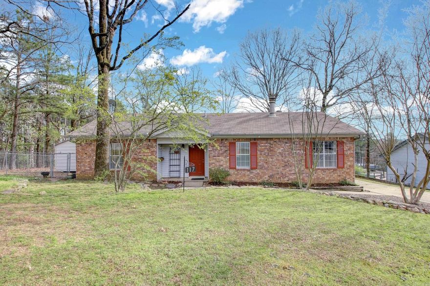 Welcome home to this charming property nestled in the heart of West Little Rock! Situated on a generous lot, this residence boasts convenience and comfort. Enjoy the spacious fully fenced backyard, perfect for outdoor gatherings and relaxation on the deck. Say goodbye to carpeted floors as this home offers easy-to-maintain flooring throughout. Additionally, a convenient storage building provides ample space for your belongings. Don't miss out on the opportunity to make this delightful property your own!  HVAC and Water Heater: 2022