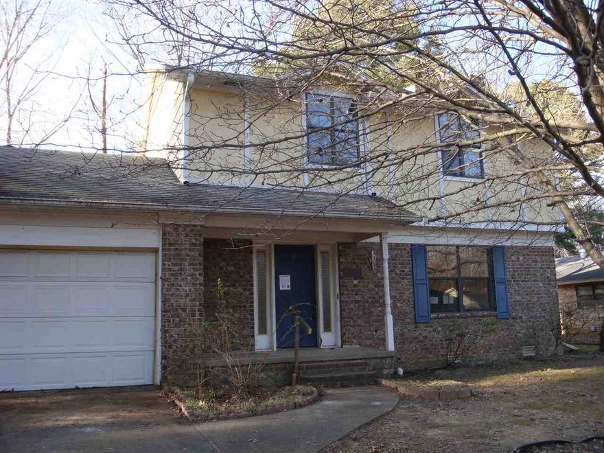 Spacious two-story house has fireplace, separate dining room, large living room and three bedrooms upstairs. Also storage building, 2-car garage with auto door opener and fenced back yard. This is a Fannie Mae HomePath property. All bids must be made online at HomePath.com.