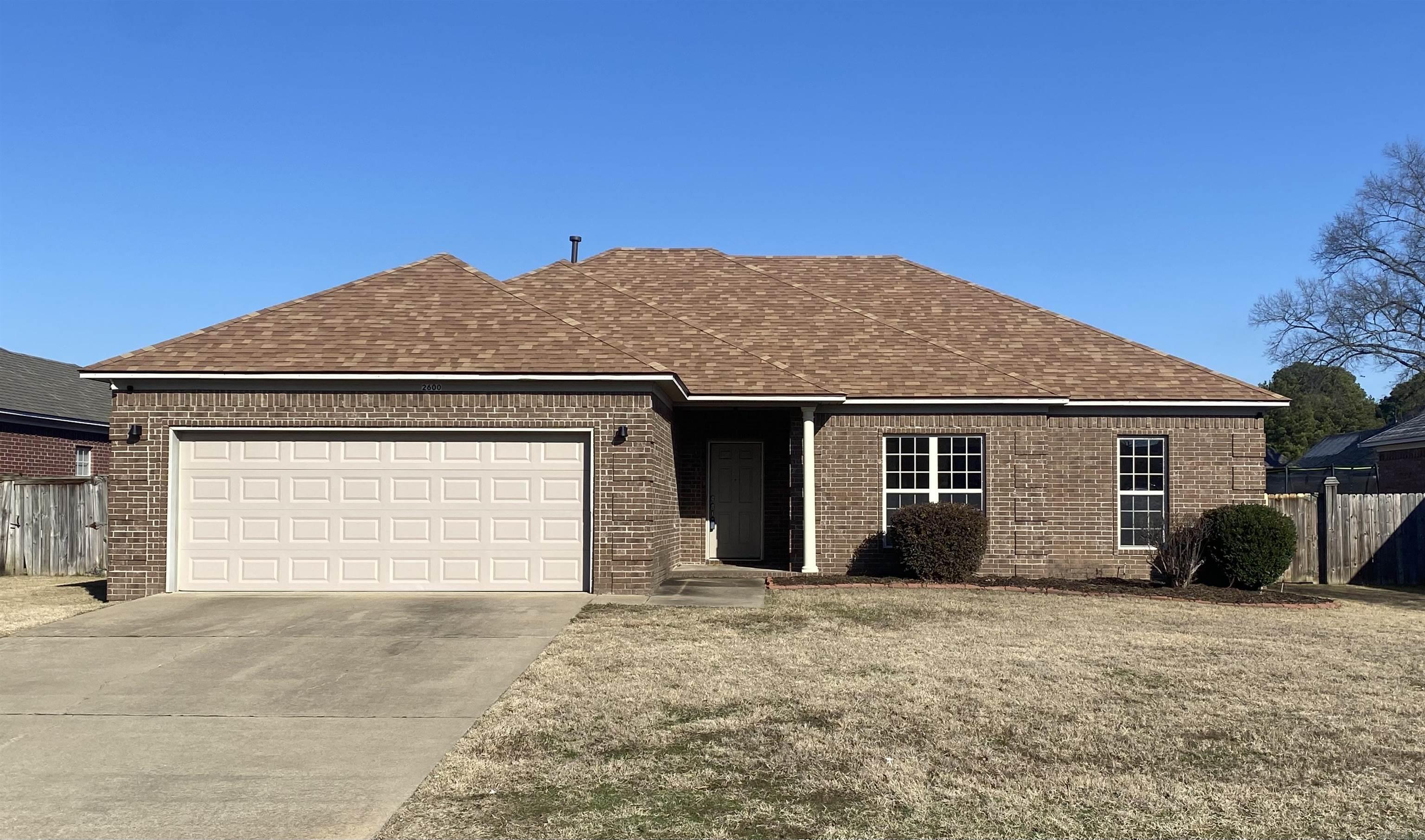 Welcome to this wonderful one story brick, 4 bedrooms 3 bath home, in a great neighborhood. The open and inviting living room with a gas fireplace and tray ceilings serves as a relaxing center area leading to the spacious kitchen/dining combo with lots of cabinets and counter space. All kitchen appliances stay including the refrigerator. The split floor plan has the fourth bedroom or mother-in law unit with a private bath apart from the primary bedroom with large walk-in closet, double vanities, jetted tub and separates walk-in shower. Updates include a new roof in 2023, a new garage door, new carpet, newer heat and air units. Two car garage, security system equipment, lawn sprinkler, fully fenced yard, back patio and more... Make your appointment today!