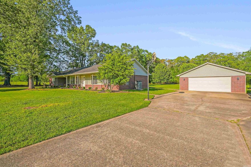 YES, THIS IS WHAT YOU HAVE BEEN LOOKING FOR!!!!                                      Charming 4Bed/2 bath home on a 3 acres land. New paint, New Gutters and New Siding with Lifetime Warranty. Perfect location close to shopping centers and easy access to the interstate, this property has so much potencial and space to enjoy. 60-inch Zero Turn Mower/Hot Tub conveys with sale. This home will go rural development (100%) financing and "Seller is offering a One-Year Home Warranty"                                                                                                     Call and make this your home today!