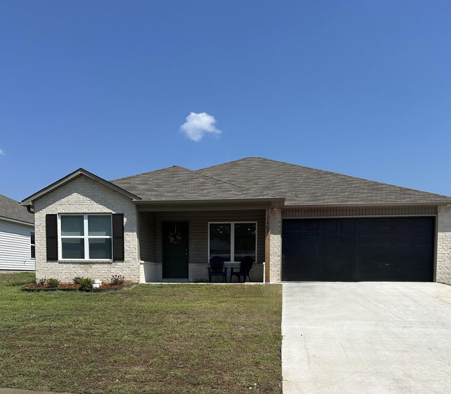 The Carnegie II plan is the 4-bedroom you're looking for! The 4th Bedroom is set to the front of the home, which makes it perfect for use as a craft room, bedroom, office, and more. Check it out today!  Valuable upgrades included: 14'x7' uncovered patio, soaker tub/shower combo in Master Bath, plumbing faucet upgrade 2, 8" deep Kitchen sink, pull out Kitchen faucet, cabinet hardware level 1, 16" laminate bar top in Kitchen, Luxury Vinyl Plank flooring in wet areas and Living Room and adjacent hallways, raised ceilings in Living Areas per municipal requirements, fiberglass exterior doors, Cheyenne style doors, baseboards level 2, LED disk lights in Kitchen and Living Room, full sod, microwave hood in Kitchen.          ***AGENTS: PLEASE SEE AGENT REMARKS OR SHOWING REMARKS.***  THIS HOME IS SCHEDULED TO BE COMPLETE IN LATE FEBRUARY 2025.  NOTE: Annual assessments depend on the lot, and assessment amounts range from $398-447. The bond expires 2038.