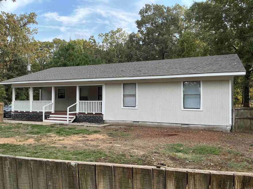 Includes two lots, partially fenced front and rear yard of dwelling, detached storage garage, front and rear covered porches. Remodeled and updated in 2024; major updates included roof; Heat/Air, Second Bathroom/Laundry, Interior paint, Electric fixtures, Flooring, Hardware, Septic tank.  Located near Dale Bumpers White River NWR, Prestons Ferry Boat Launch, Potlatch Cook's Lake Nature Center - AGFC.  16 miles to Stuttgart; 18 miles to DeWitt; 18 miles to Clarendon.