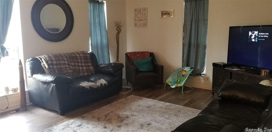 Avail March 2.  Conveniently located just outside of town. 3 Bedroom 1.5 bath All Electric with carport.  Large livingroom & eat-in kitchen.   Month to Month lease only.  Also listed for sale.