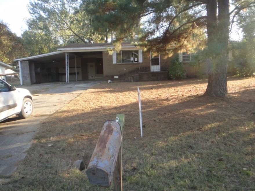 Just outside Bald Knob city limits in Rural Subdivision. Brick home. 2 car carport.  Screened in back porch. Great opportunity to increase investment. To be sold "As-Is". Seller is Department of Agriculture. Seller to convey title via a quit claim/non-warranty deed only. See remarks for submitting offer.