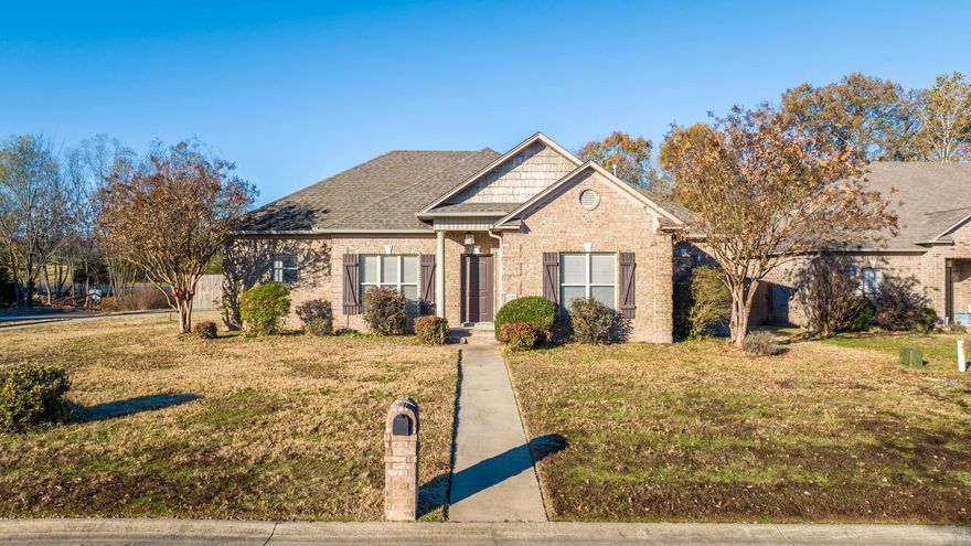 Move-In Ready Home in Conway’s Desirable North Hills Subdivision! The split floor plan ensures privacy, and the dining options are plentiful w/ a dine-in kitchen and a formal dining area. The cozy fireplace will make it warm & relaxing on those chilly Arkansas evenings. The primary suite privately located in the back of the house is a retreat with 2 sinks, separate shower an oversized walk-in closet with custom built in shelving. Recent updates make this home truly move-in ready! Enjoy the comfort of NEW carpet, the crispness of FRESH paint, and the modern touch of NEW fixtures in the primary bathroom and NEW tile around the fireplace. The hot water heater is only 3 years old. Enjoy the quiet and private setting on a huge corner lot, backing up to serene woods, with a large fenced in backyard and only one neighbor on the right side. Imagine relaxing in your backyard in the evenings, surrounded by nature and tranquility. Additionally, the side entry garage and private driveway provides ample parking.  Don't miss the opportunity to make this well-maintained house your home! Schedule a tour today and experience the perfect blend of comfort, convenience, and style!