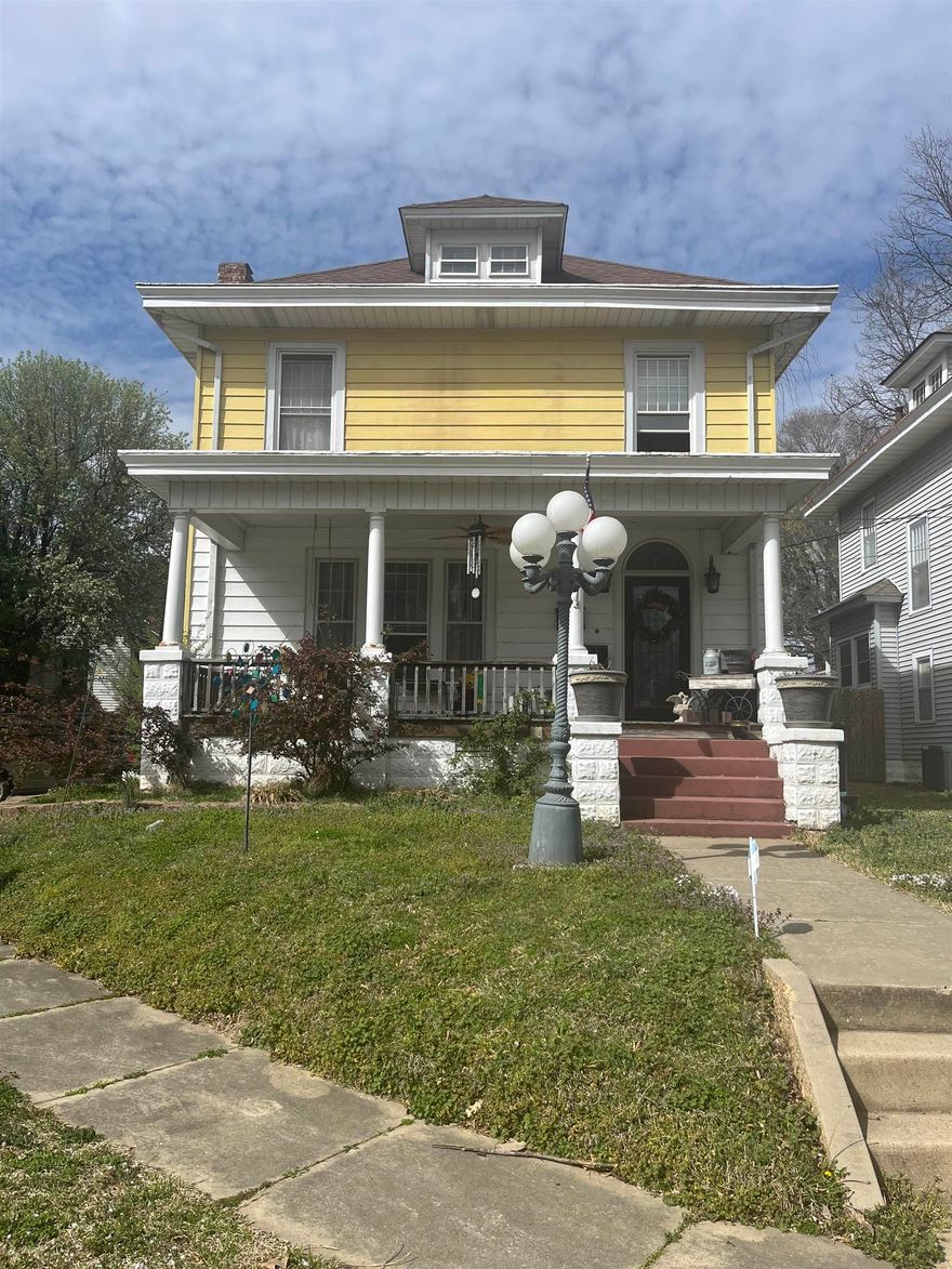 Step back in time with this historic 4 bedroom home full of original charm and character. Located right in the middle of town, this property offers unbeatable convenience with endless potential. Featuring 1 bathroom and 1 half bath, this spacious fixer-upper is perfect for investors or buyers looking to restore a classic home to its former glory. From its vintage details to its solid bones, this house is waiting for the right owner to bring it back to life. Whether you're looking for a renovation project or a prime rental opportunity, this home has so much to offer. Don't miss out on this rare opportunity! Schedule a showing today and bring your vision to this charming investment property!