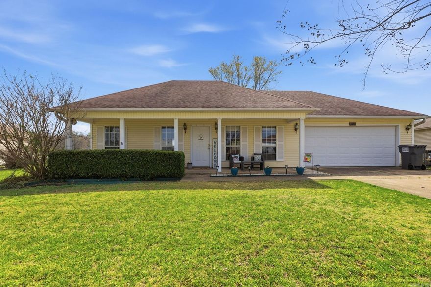 319 Lamplighter Dr, Benton, AR 72015  Very well-kept and affordable 3-bedroom, 2-bath home situated on a small private neighborhood lake. This inviting home features durable pre-engineered wood and tile flooring, a large open kitchen, and a spacious primary suite. The practical split floor plan offers both comfort and privacy. Step outside to enjoy the beautiful back patio and yard area with peaceful views of the private lake. Conveniently located close to everything, yet still offering that small-town feel, and located in a great school district. Hurry and come schedule a VIP showing because this wont last long.