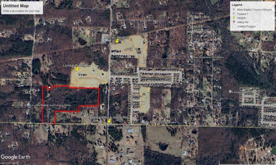 Rare opportunity to purchase 36 beautiful acres in the heart of Bryant. Call for more details.