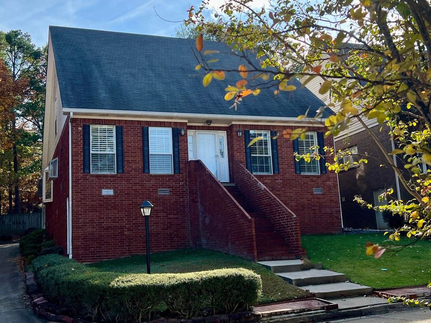 Enjoy easy living in Hunters Cove!! This gorgeous patio home, quietly tucked away at the back of the neighborhood, is a great size and features beautiful plantation shutters and other upgrades! It offers a wonderful eat-in kitchen (with breakfast bar & morning room), living room, office, and sunroom! Additionally there is a main level primary suite that showcases a lovely bathroom update with new soaking tub, vanity, and cabinets! Other updates include new luxury vinyl flooring, new water heater, new oven, new dishwasher, new refrigerator, & new kitchen faucet. There are also two spacious bedrooms with a shared bath upstairs. The two car garage is accessed by a private alley for convenience, and the small front yard requires minimal maintenance!  Seller is providing one year First American Home Warranty. SEE AGENT REMARKS