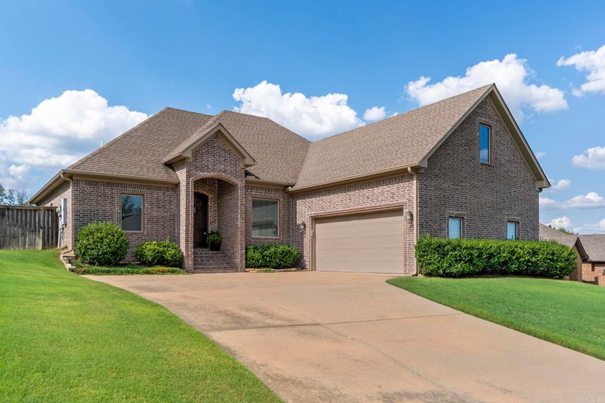 Located inside the gated community of Lochridge Estates in West Little Rock. You are only minutes from either Chenal or Central Little Rock but feel tucked away! With over 2500sq ft of living space there is room for everyone!   The living room offers an open concept design with an oversized island and gourmet kitchen for the chefs out there!   The Primary suite offers an ensuite bathroom with walk in closets, frameless glass shower and modern soaking tub! 3 Bedrooms on the main level with an additional office as well!   There's also a bonus room upstairs that could double as a media room or playroom! Additional touches like tongue and groove wood ceilings, ample pantry space, secluded washroom and more! Enjoy evenings walking down to the lake for gorgeous sunsets!   Stainless steel appliances, double car garage and a covered patio with a spacious backyard for summer BBQ's! Come check out this amazing home in the highly coveted Lochridge Estates! *Check last of pictures for floorplan layout!