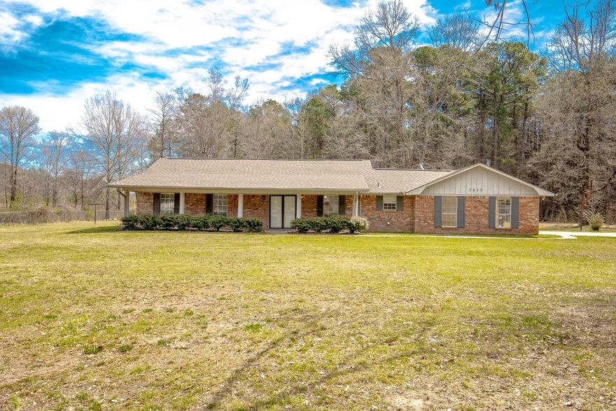 3 bed 2 bath home nestled on almost 10 acres! Spacious master suite, large living area with wood burning stove, new carpet, and new paint throughout the entire house. Roof, HVAC, and hot water heater are all within 5 years old. Storage shed has electricity and fenced in yard for pets. This home is move in ready and waiting for you!