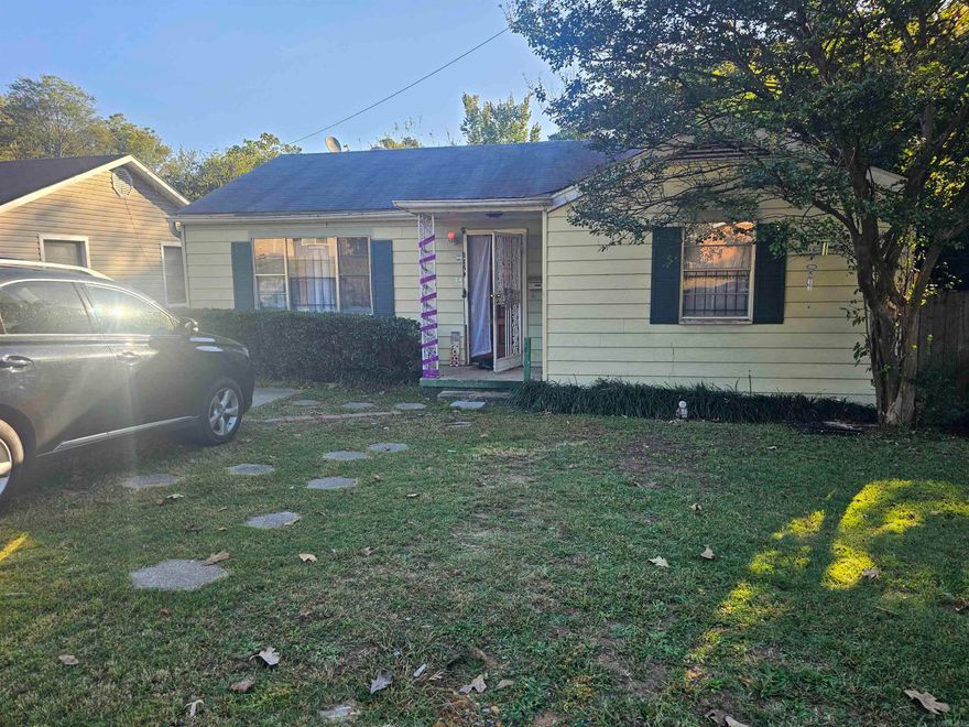 Great NLR location for this fixer upper.  Tenants are out!!!!!Take a look at this quick flip and resale or fixer and holding as a rental in your growing rental portfolio.  There is no place like North Little Rock!  Area is developing and redeveloping near by homes from the 20's, 30's, 40's and 50's coming back to life.  Bring this beauty back to is pre-WWII home back to glory nice sized lot and great potential.  Red Oak hardwood floors and this cute bungalow has all types of potential.  Strictly sold as is.  Seller will only be doing interior painting only.