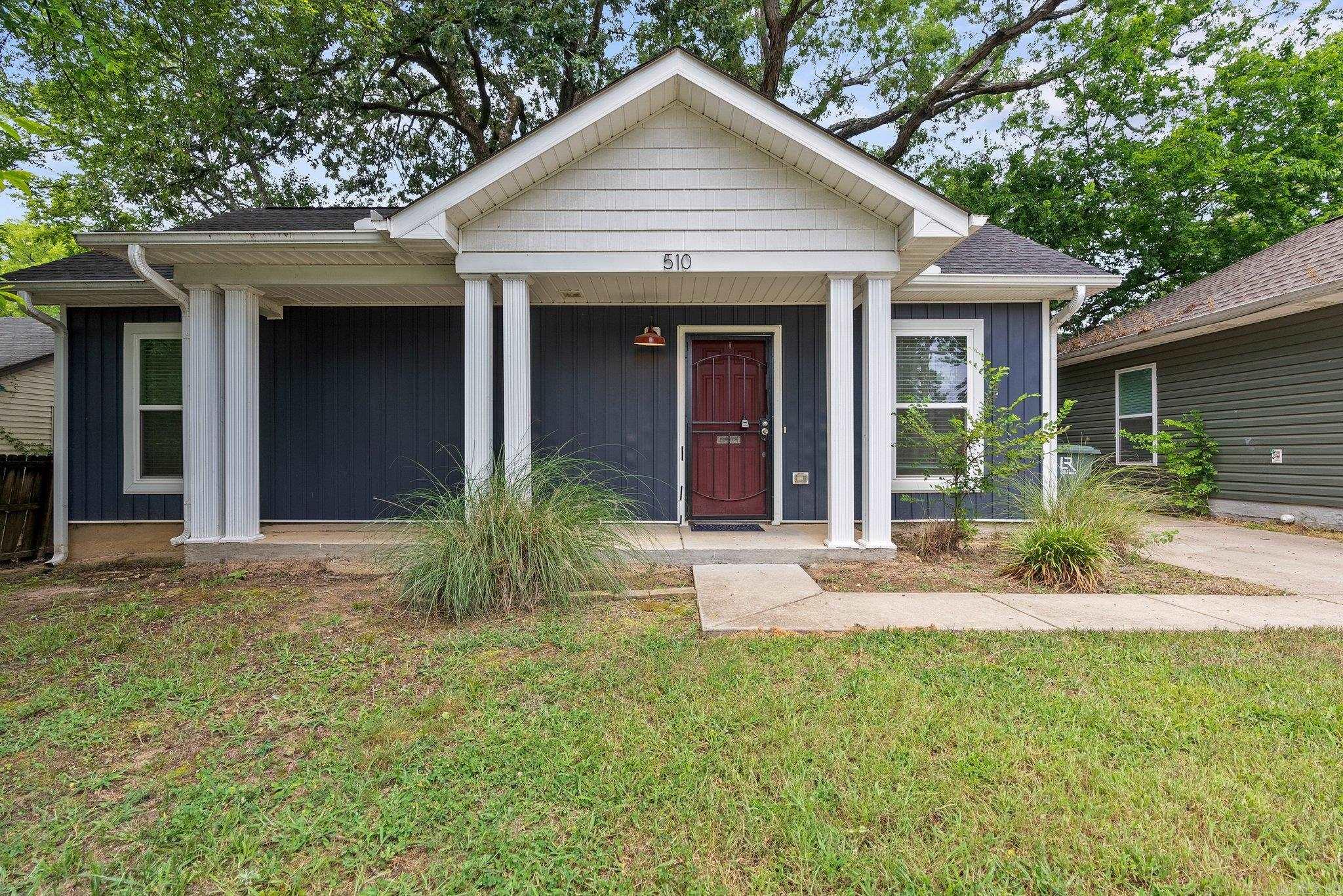 Bungalow on Brown Street! This newer build (2019) is ready for its new owner. The home is move-in ready- just bring your things! She lives like a patio home with a low maintenance yard, beautiful home exterior, and easy interior maintenance. This 2 bedroom/2 bathroom would be perfect for families and investors alike. It is centrally located and near hospitals, shops, restaurants, and parks. Schedule your tour today!