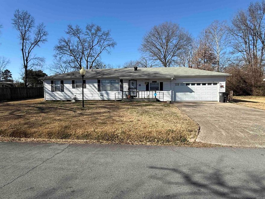 Well-maintained one-level home offering a comfortable layout and valuable recent updates—an excellent option for first-time buyers. This 3-bedroom, 2-bath home and features a new HVAC system (2024) helping reduce future maintenance concerns.  The kitchen offers an efficient layout with a pass-through counter to the living area and laundry conveniently located within the kitchen space. The home includes a flex space with a closet and bathroom access, providing versatility for a home office, hobby room, or additional living area.  Additional features include an attached one-car garage, a partially fenced yard, storage sheds, and a storm cellar for added peace of mind. Located in an established neighborhood, this home offers a practical and approachable opportunity for buyers entering homeownership, or would make a great investment property! Schedule your showing today.