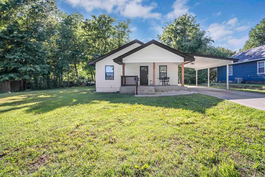 Completely remodeled in 2024, this 3 bedroom, 2 bath home is move-in ready and full of updates. Enjoy a functional layout, fresh modern finishes, covered carport, and a nice back deck perfect for relaxing or entertaining. A great blend of comfort, style, and convenience!