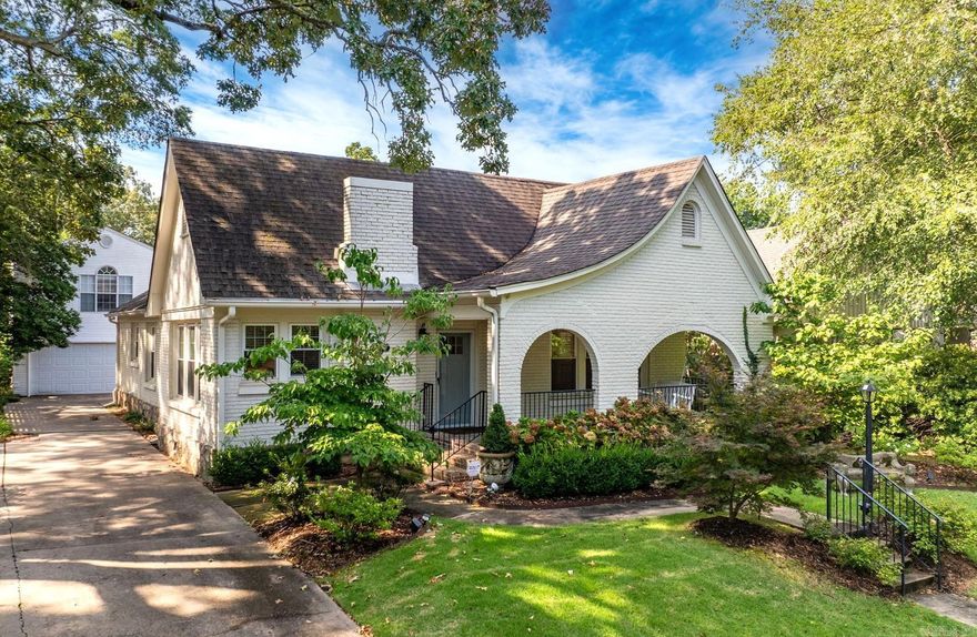 Spectacular Heights Home in Beautiful condition with extraordinary charm. Recently renovated with attention to every detail. Wonderful entry into formal living which flows into family room with open dining and updated gourmet kitchen - new cabinets, hardware and island. Handsome refinished hardwoods throughout. Large primary bedroom with spa inspired bath. Two additional guest bedrooms/study with updated hall bath. Fabulous guest quarters with full bath and kitchen/laundry above the two car garage perfect for guest or fantastic home office - 714 sf not included. Additional storage in the garage. Gorgeous lot with fresh landscape great for outdoor entertaining. Fabulous location in the heart of the Heights. Move in ready.