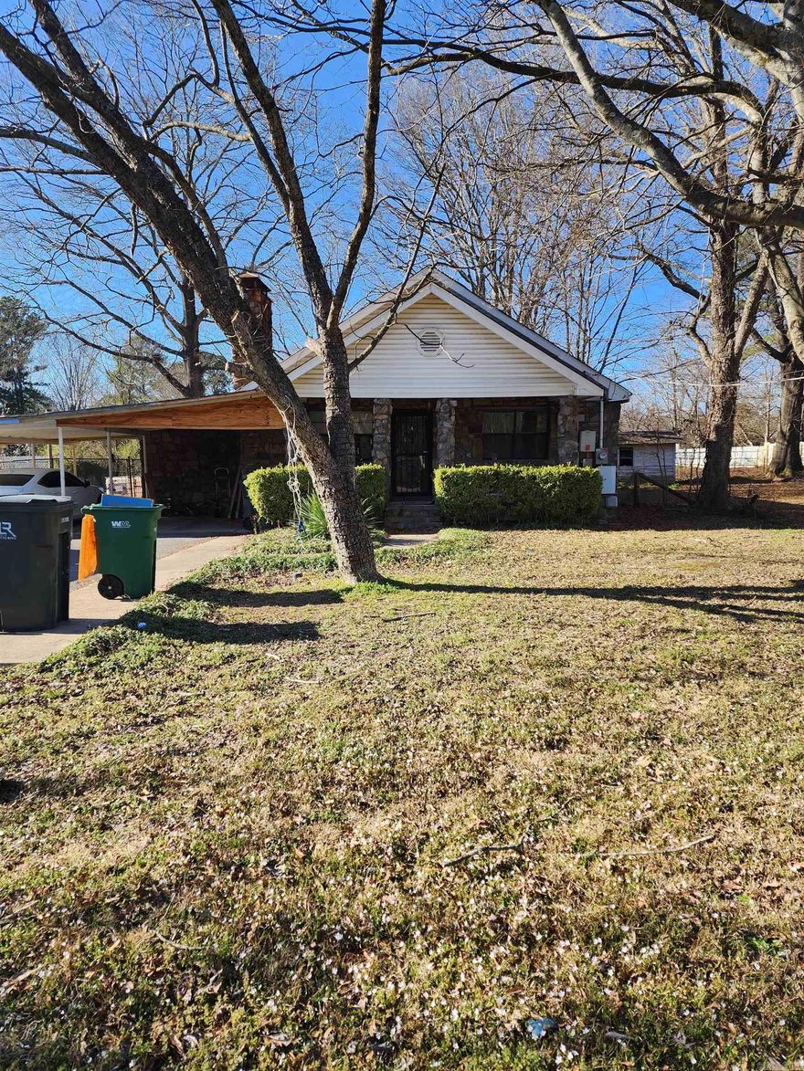 Investor's dream!!! Take a tour of this charming house ready and waiting for updates and minor renovations. It boasts 4 bedrooms, 2 baths, a family room as well as a den. The bedrooms are spacious. There is a huge family room for the family to gather for a movie and fun. Outside, you will find a very spacious yard! This yard will please all your pets and children for playing and running outside. TLC is all this one need! Call for your personal tour today!