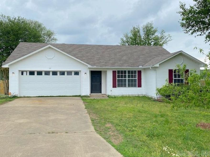 Newly renovated home in Ward, new HVAC, new granite counter tops, new gas stove, new dishwaher, newer water heater, refurbished deck newly painted, brand new floors, and so much more! Lovely 3 bedroom 2 full baths, open floorplan, kitchen dining combo, large open living room with gas starter fireplace. Amazing back yard with extra large deck, fully fenced backyard, perfect for entertaining, 2 car garage, beautiful curb appeal!