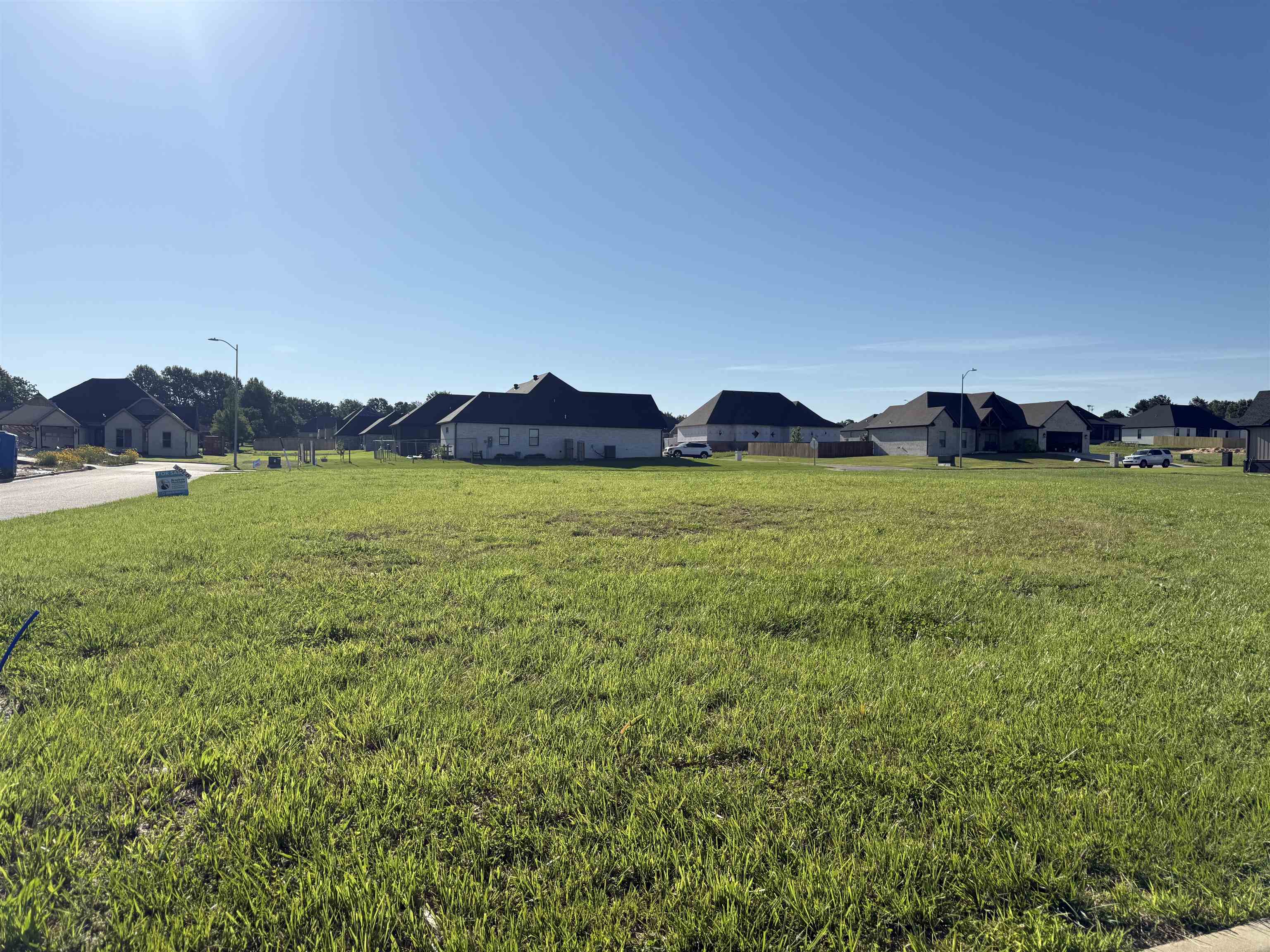 Double corner building lot located in New subdivision off of Pruetts Chapel.