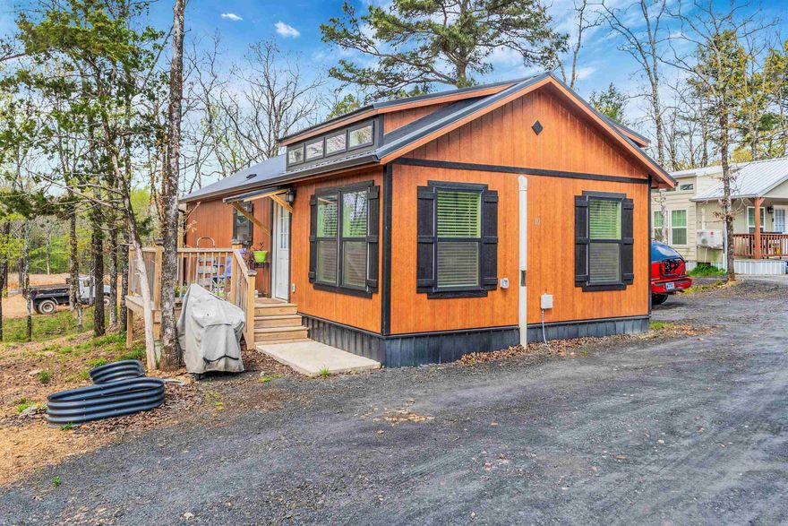 Welcome to Tiny Town - If you are looking to down-size for retirement or smaller space, this gorgeous 1 bed / 1 bath built in 2024, 720 Sq Ft is a part of a 16 Lot development that is the perfect place to call home. This home provides an open concept that is perfect for entertainment, easy & stress-free maintenance, small yard, great location, close to town, country living, Great Retirement Home, all appliances convey including W/D. Nice tongue and groove ceiling providing you the modern rustic feel. There is a Bill of Assurance in process to cover the responsibility of shared septic.  Sellers property disclosure will not be provided. Seller has not occupied property.