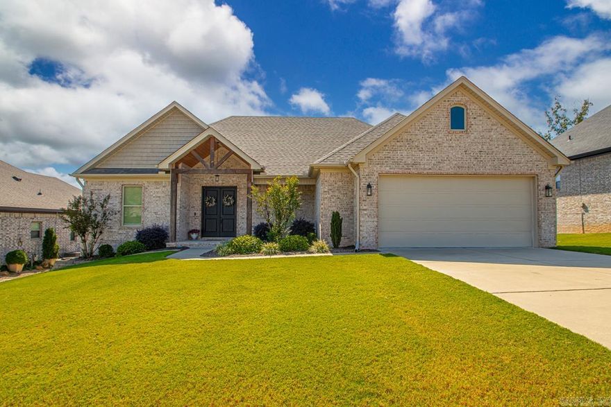 Welcome Home! Tall ceilings! Tall doors! Open floor plan! Beautiful kitchen w/gas stove! Large island for all the cooks! Huge pantry! Separate dining/home office! Split floor plan! Wood floors! Joanna Gaines colors throughout! Wait until you see the master bath! WOW! Large soaking tub! Walk-in shower w/pebble floor! Separate 3rd vanity for special pampering!  Large laundry w/tons of storage! Walk up attic! You will love it! This family has loved on this one and it shows! Come call this one home today!