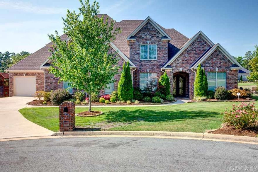 Custom home on large, level cul de sac lot just steps from the neighborhood pool and playground. Two living areas, laundry room, dining room, bonus room and office(5th bedroom). Great kitchen with 2 pantries, island with storage, breakfast bar, and stainless appliances. Special features: Laundry chute, desk/study area off bonus room, tankless hot water heater, top of the line security system, invisible fence, surround sound, and outdoor fire pit. A MUST see home!