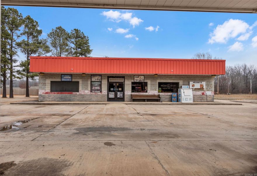 Prime Commercial Opportunity - Former Gas Station with Restaurant Potential. Positioned along a well-traveled two-lane highway connecting surrounding rural communities, this former gas station presents an excellent investment opportunity in the heart of a close-knit small town. With direct road access and strong visibility, the property benefits from consistent pass-through traffic and a loyal local customer base. Previously serving as a trusted fuel and convenience stop, the property also offers a dedicated space suitable for a restaurant, deli, or quick-service concept creating an additional revenue stream and increased customer draw. This added flexibility makes the site ideal for entrepreneurs or investors looking to establish a multi-use business. Whether you're looking to restore its original use or reimagine the space, the location, accessibility, and restaurant potential provide a strong foundation for a variety of commercial ventures. A rare chance to revitalize a recognizable community landmark and bring new energy to a high-exposure site.