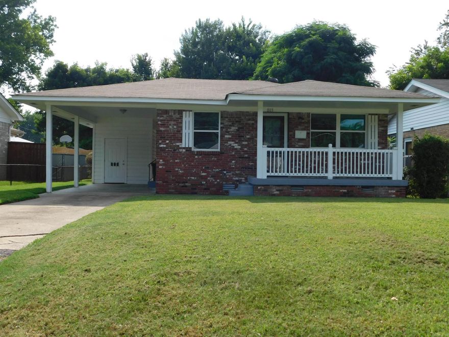 Be the first to live in the nicest, fully renovated in the area! Open kitchen/living/dining area with new stainless appliances, new cabinets, granite countertops, tile backsplash, tile & wood floors throughout. New windows, doors, light fixtures, ceiling fans, HVAC, & insulation. 1 & 1 1/2 baths with everything new! W/D connect in large laundry room. Beautiful lawn w/fenced back yard & storage building. $1100.00 mo. + S.D. Marshall Peters & Associates 501-414-8340