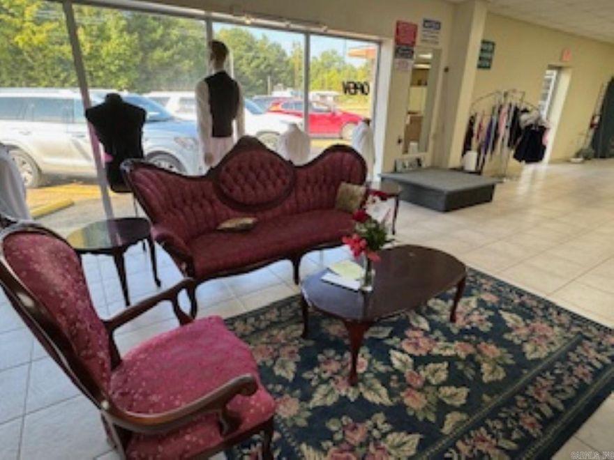 No license or college degree required to run this show! Step up to the plate! This business is already established with paying customers and has tons of potential with the tux rental as being inclusive of the sale. 5328 sq ft of building, an alteration business, tux & shoe rental, wedding dress preservation, dry cleaner, and laundry service. Large building on the corner of California & Cash Road. A very high demand job, all equipment will stay with the property including presses, washers, dryers, dry cleaning machines, conveyers for clothing to hang, plastic areas to put clothing in special bags and hangers. Remember your clothes will always be nice, neat, and clean also! This is a very nice and thriving business in Camden.