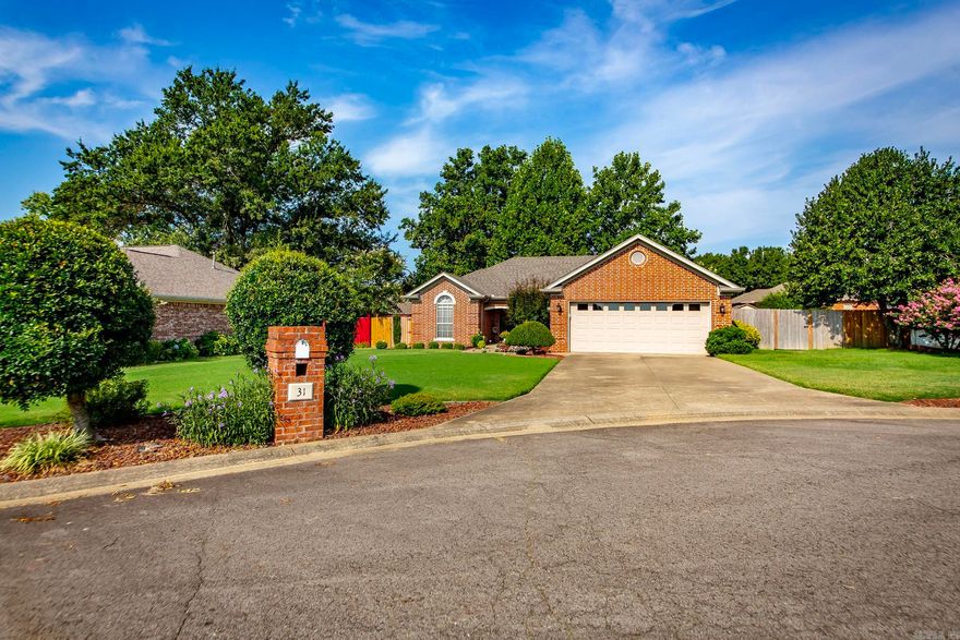 Charming cul-de-sac gem.  Welcome home to this beautifully maintained residence. This inviting property features a well preserved exterior with a roof that's only 3 years old. Stunning kitchen recently remodeled, complete with gorgeous granite countertops and a new microwave. HVAC is four years old, new gas water heater.  The plumbing has also been updated throughout for added peace of mind.  Step inside to discover engineered hardwood floors that flow beautifully throughout the living areas, leading to a formal dining room that ideal for hosting holiday dinners or gatherings.  Newly remodeled primary bathroom featuring a spacious soaking tub. The stunning tiled floors add a touch of elegance.  A generously sized 8x16 storage bldg, Front and back sections of fence have been replaced.  Don't miss the chance to make this delightful house your forever home!  Schedule a showing today.