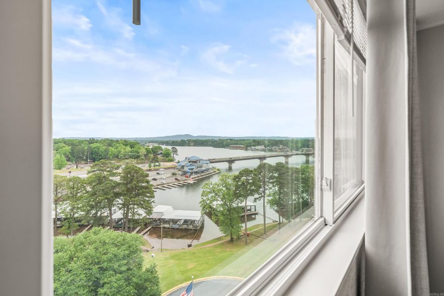 Welcome to your perfect lake escape! This beautifully remodeled 1 bedroom, 1 bath condo at Beacon Manor on beautiful Lake Hamilton is an active Airbnb, offered fully furnished and rental ready. Enjoy peaceful water views, modern comforts, and a strong rental history all just minutes from the heart of Hot Springs. Updated in 2021, and a new HVAC system was installed in 2020. Great updates make this unit ideal for both vacationers and full-time residents. Beacon Manor also offers gated entry, a pool, fitness center, and direct lake access. Unit also has assigned covered parking.