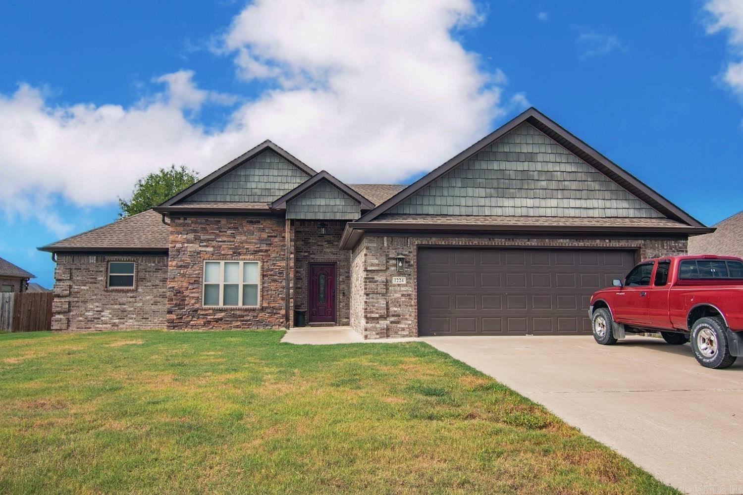 Welcome to this stunning one-story home, conveniently located near Little Rock Air Force Base and surrounding amenities. The inviting living area boasts gorgeous floors and a cozy gas fireplace, perfect for relaxing evenings. The kitchen is a chef's delight, featuring an eat-in area, breakfast bar, and abundant cabinet space for all your storage needs. For more formal gatherings, enjoy the elegance of a separate formal dining room. Retreat to the spacious master suite, complete with a tray ceiling, a luxurious walk-in shower, a soaking tub, and his & hers walk-in closets. The well-sized guest rooms are thoughtfully positioned away from the master, offering privacy for family or visitors. Step outside to the fully-fenced backyard, where you can unwind on the custom-built, covered patioāideal for outdoor entertaining or simply enjoying your morning coffee. This home combines comfort, style, and convenience in one perfect package. Donāt miss your chance to make it yours! Agents see agent remarks for showing instructions.