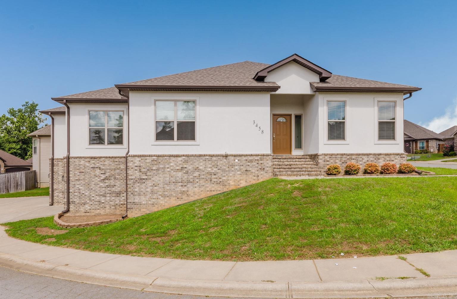 Beautiful 4-bedroom, 3 full bath home on a corner lot in the highly desired Andres Garden Subdivision. This property has a separate office as well as a bonus room off of the living area. The walk-in closets as well as the walk-in pantry are perfect for extra storage. The 3-car garage has 2 closets as well for all the extra "must haves". The large primary suite has a separate walk-in shower as well as double sinks. Don't miss out on this beauty!